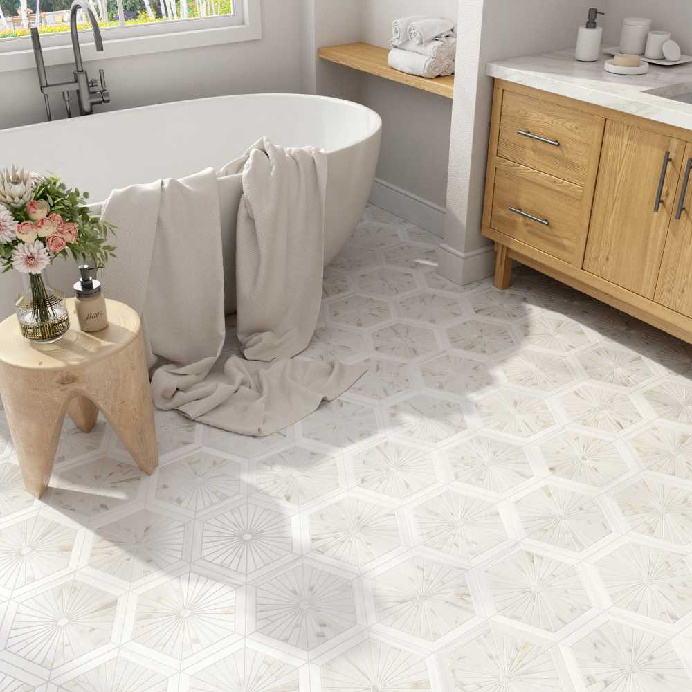 Calacatta Gold + Dolomite Honed 3 Calacatta Gold + Dolomite Honed