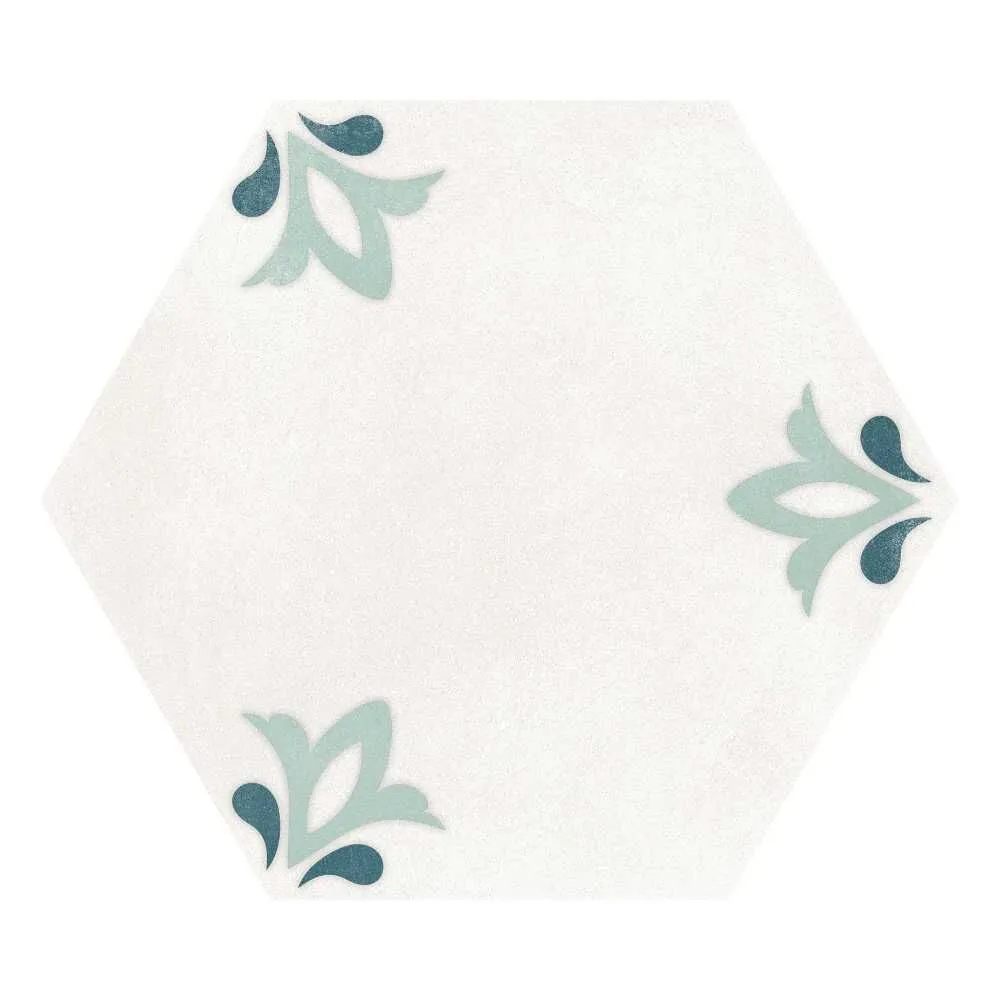 White Lily 8" Hex Matte 1 White Lily 8" Hex Matte