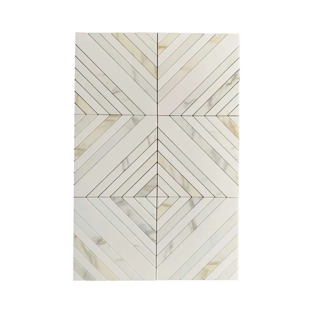 Thassos + Calacatta Polished 2 Thassos + Calacatta Polished