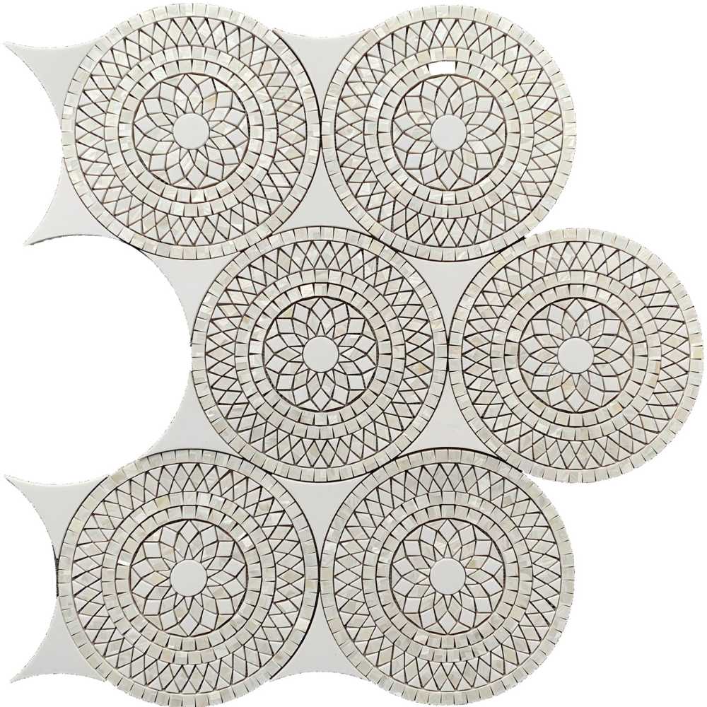 Thassos + Mother Of Pearl Polish 2 Thassos + Mother Of Pearl Polish