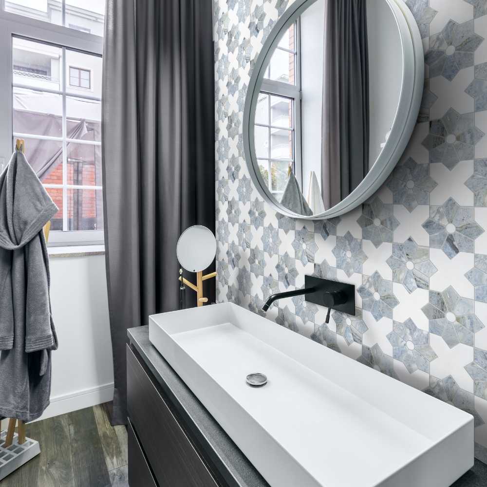 Blu Marea / Thassos Polished 3 Blu Marea / Thassos Polished