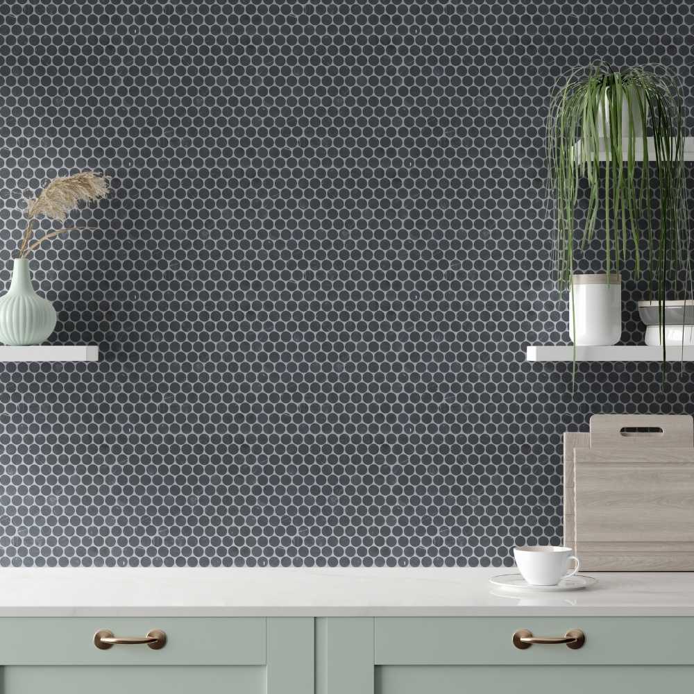 Nero Marquina Honed 2 Nero Marquina Honed