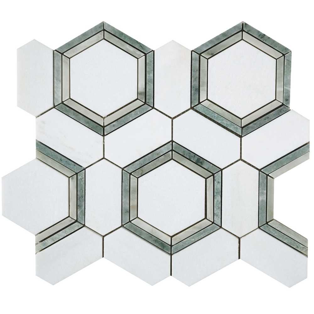 Verde Marea / Ming Green / Thassos Polished 1 Verde Marea / Ming Green / Thassos Polished