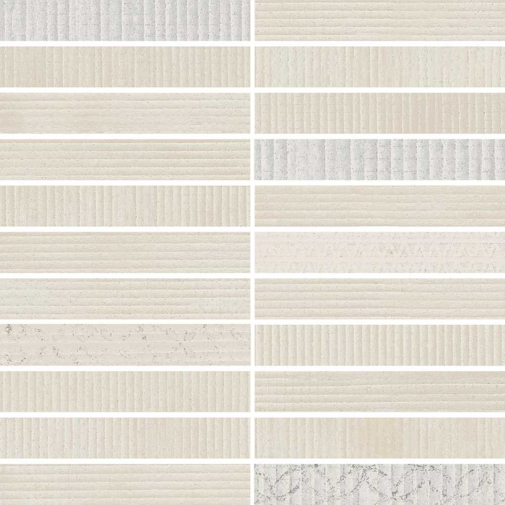 Beige 2X2 Stack Mosaic Matte 1 Beige 2X2 Stack Mosaic Matte