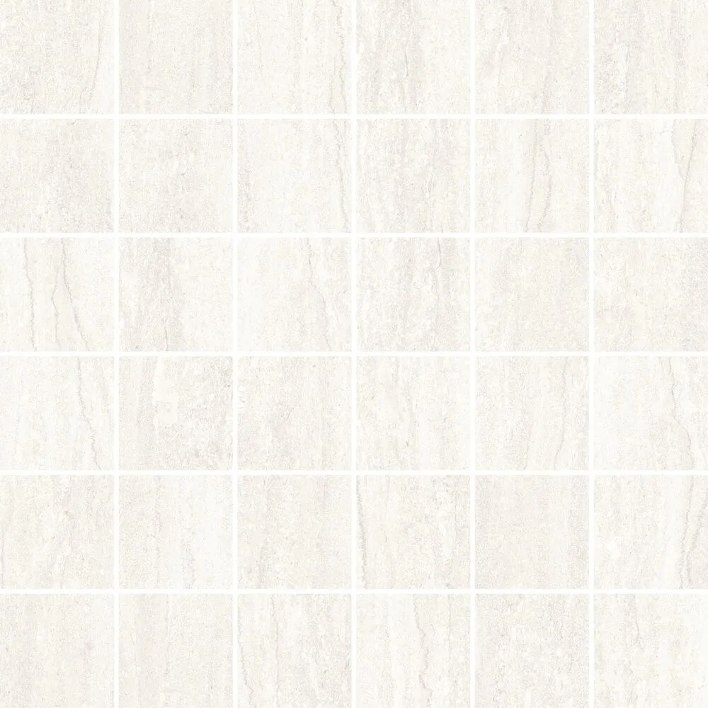 White 2X2 Mosaic Matte 1 White 2X2 Mosaic Matte