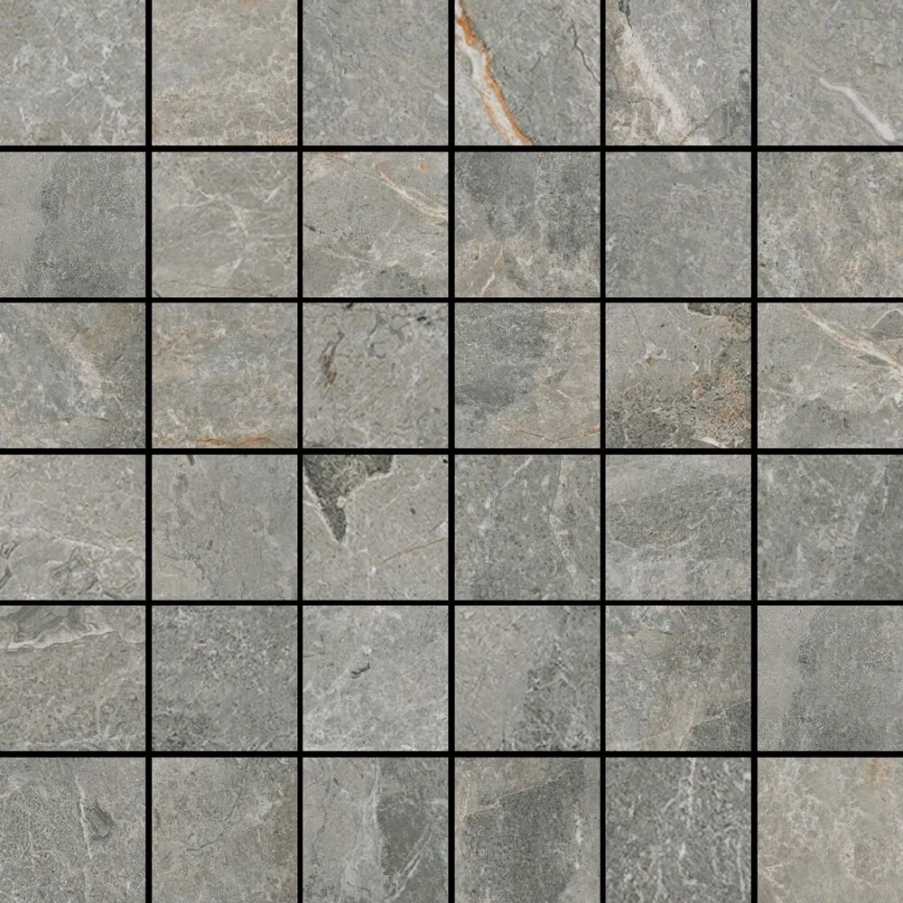Gris 2X2 Mosaic Matte 1 Gris 2X2 Mosaic Matte