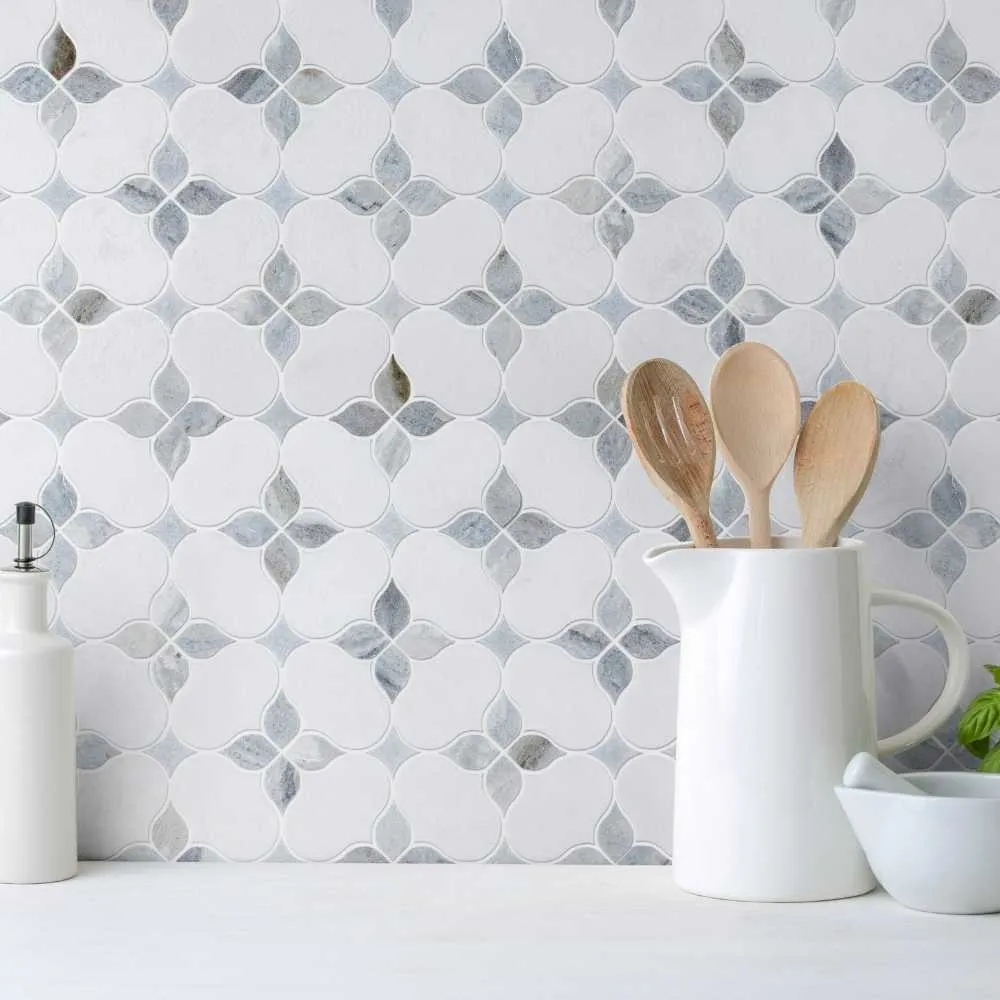 Thassos / Blu Marea / Blue Celeste Polished 2 Thassos / Blu Marea / Blue Celeste Polished