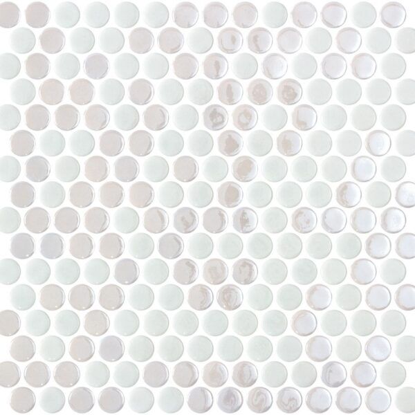 Iridescent Glass Penny Matte
