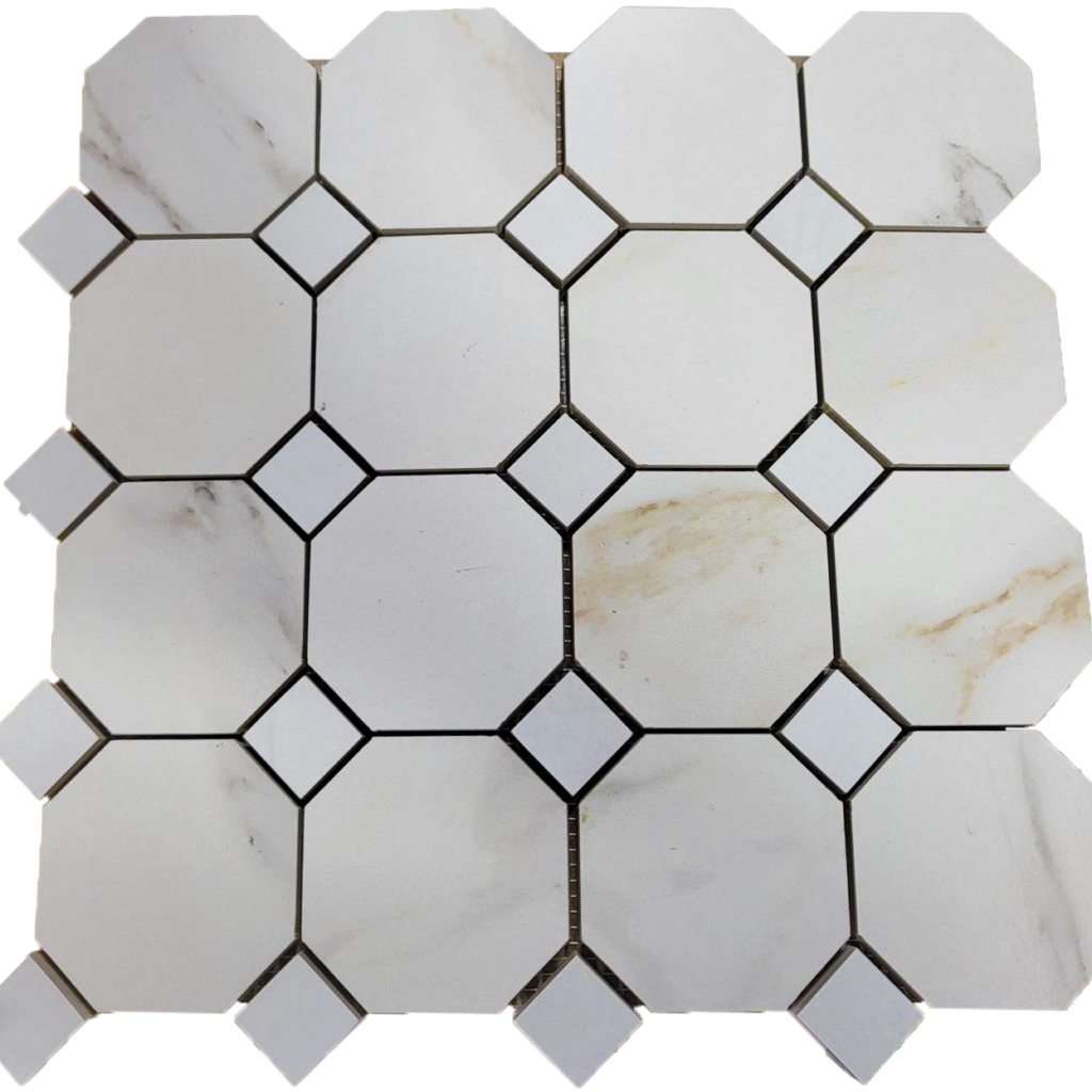 Cava Octagon Mosaic Satin
