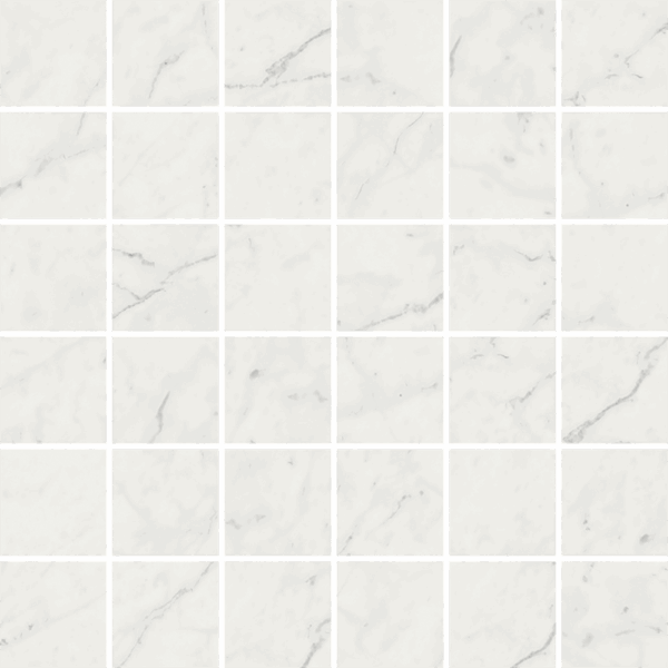 Carrara 2X2 Mosaic Satin