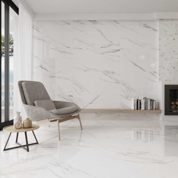 Statuario 2X2 Mosaic Matte