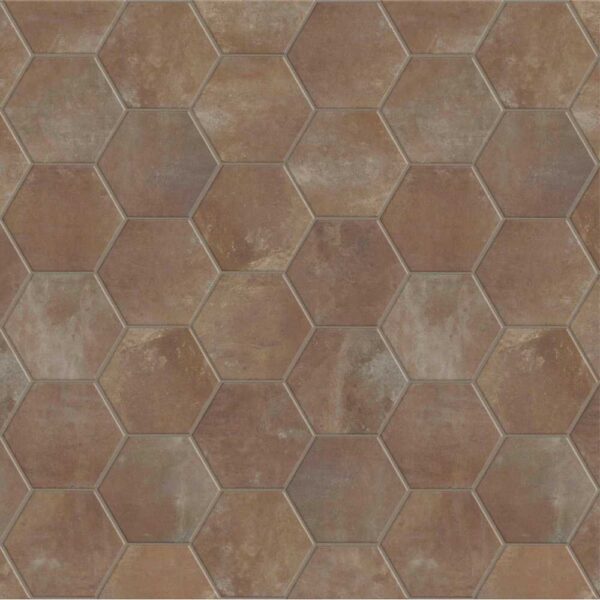Mocha 6" Hex Matte