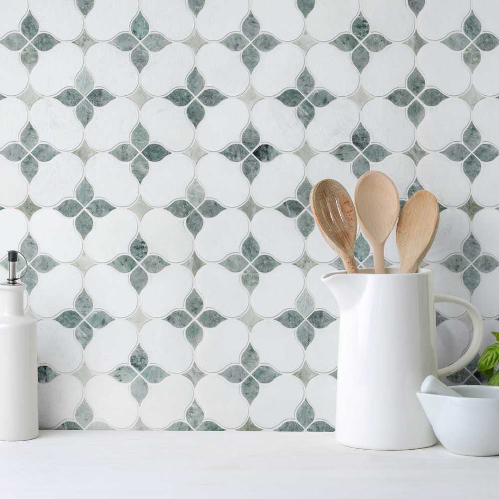 Thassos / Verde  Marea / Ming Green Polished
