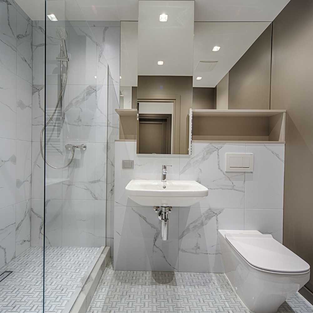 Blu Marea / Thassos Polished