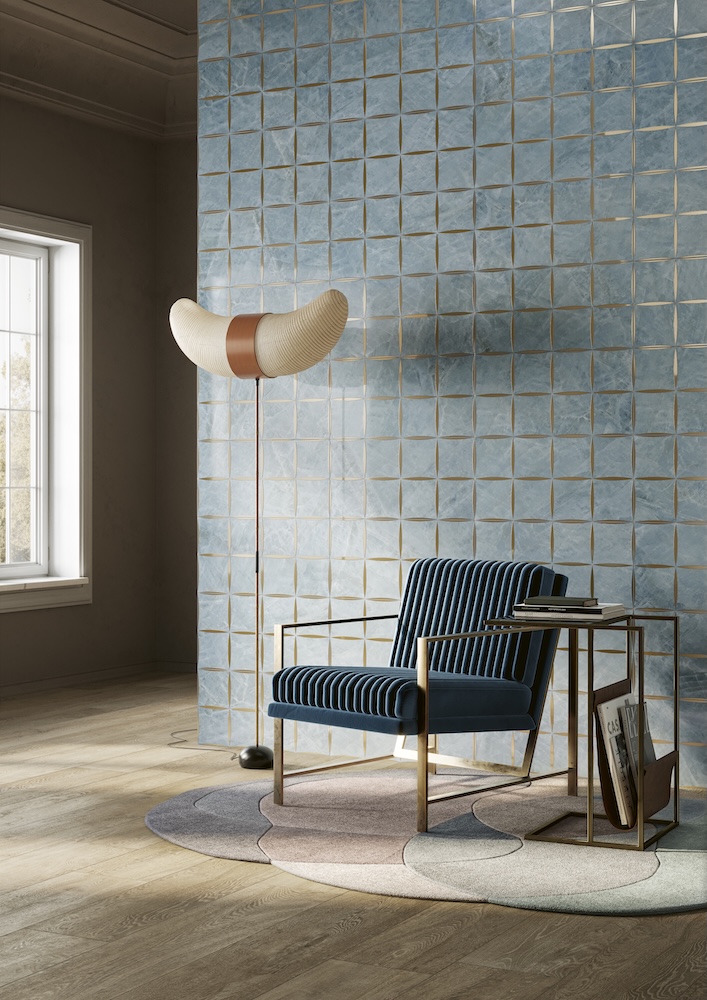 SaintTropez Aqua 12x24Deco Wall 1