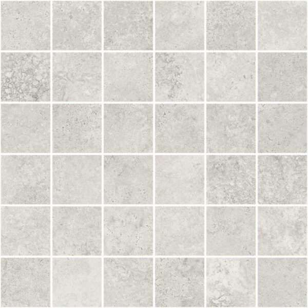 White 2X2 Mosaic Matte
