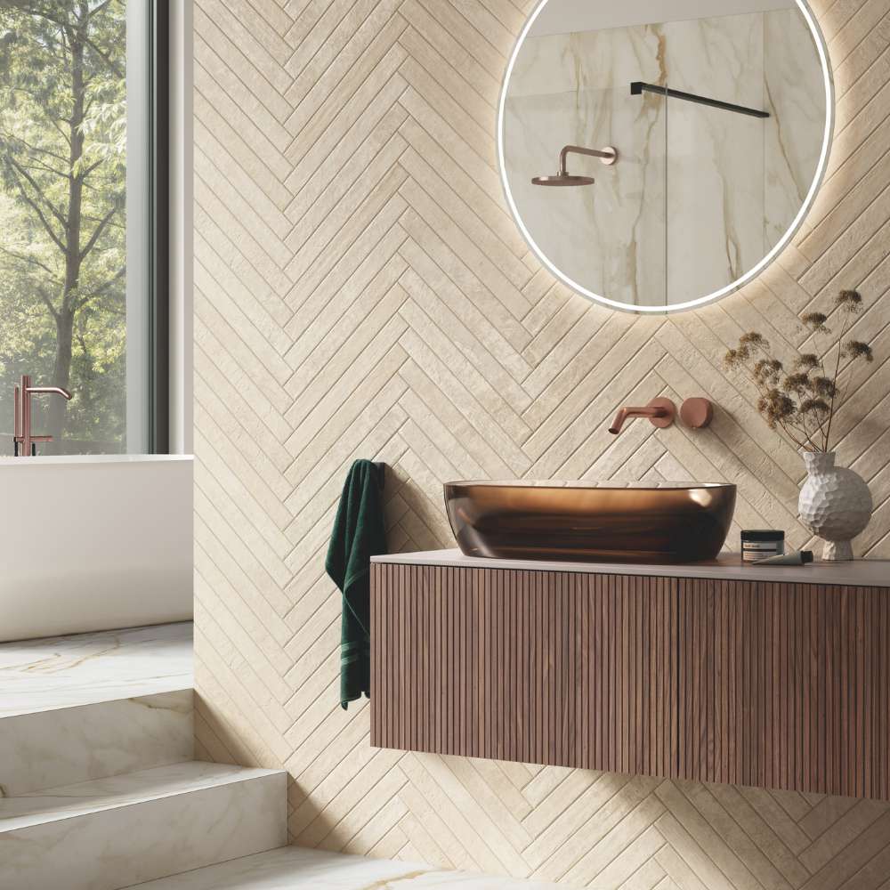 Sandstone Beige 2X18" Matte