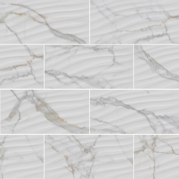 Calacatta 12X24 Wal Dec Glossy
