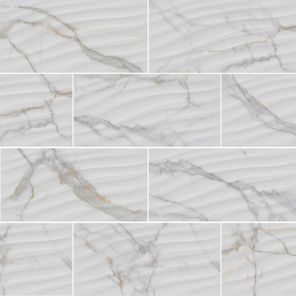 Calacatta 12X24 Wal Dec Glossy