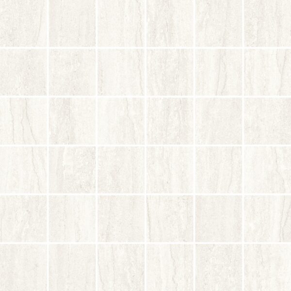 White 2X2 Mosaic Matte