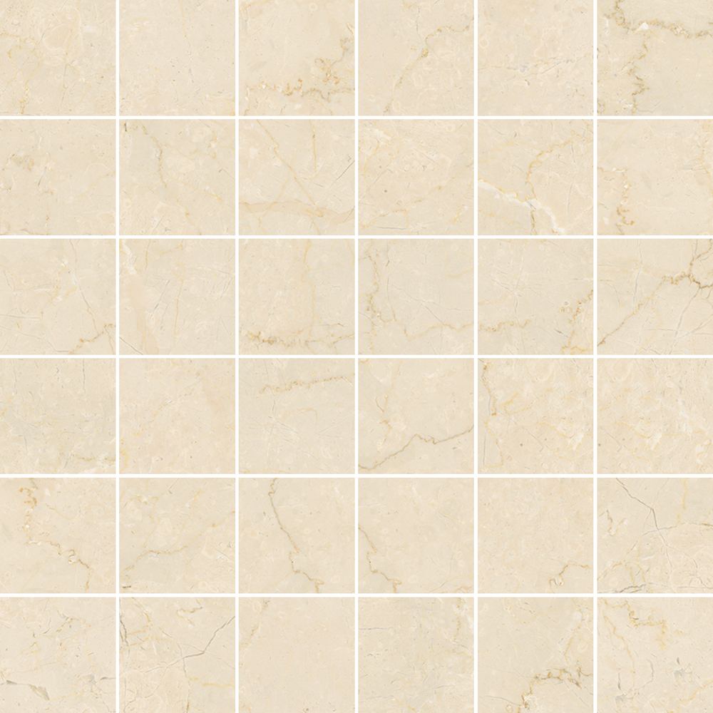2X2 Mosaic Botticino Matte