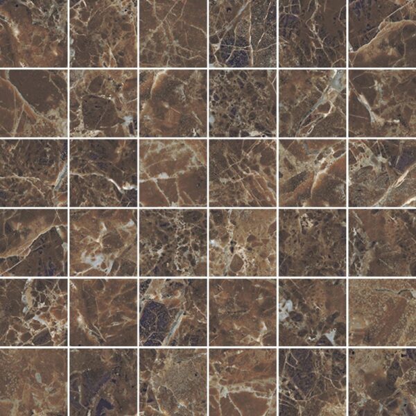 2X2 Mosaic Emperador Matte