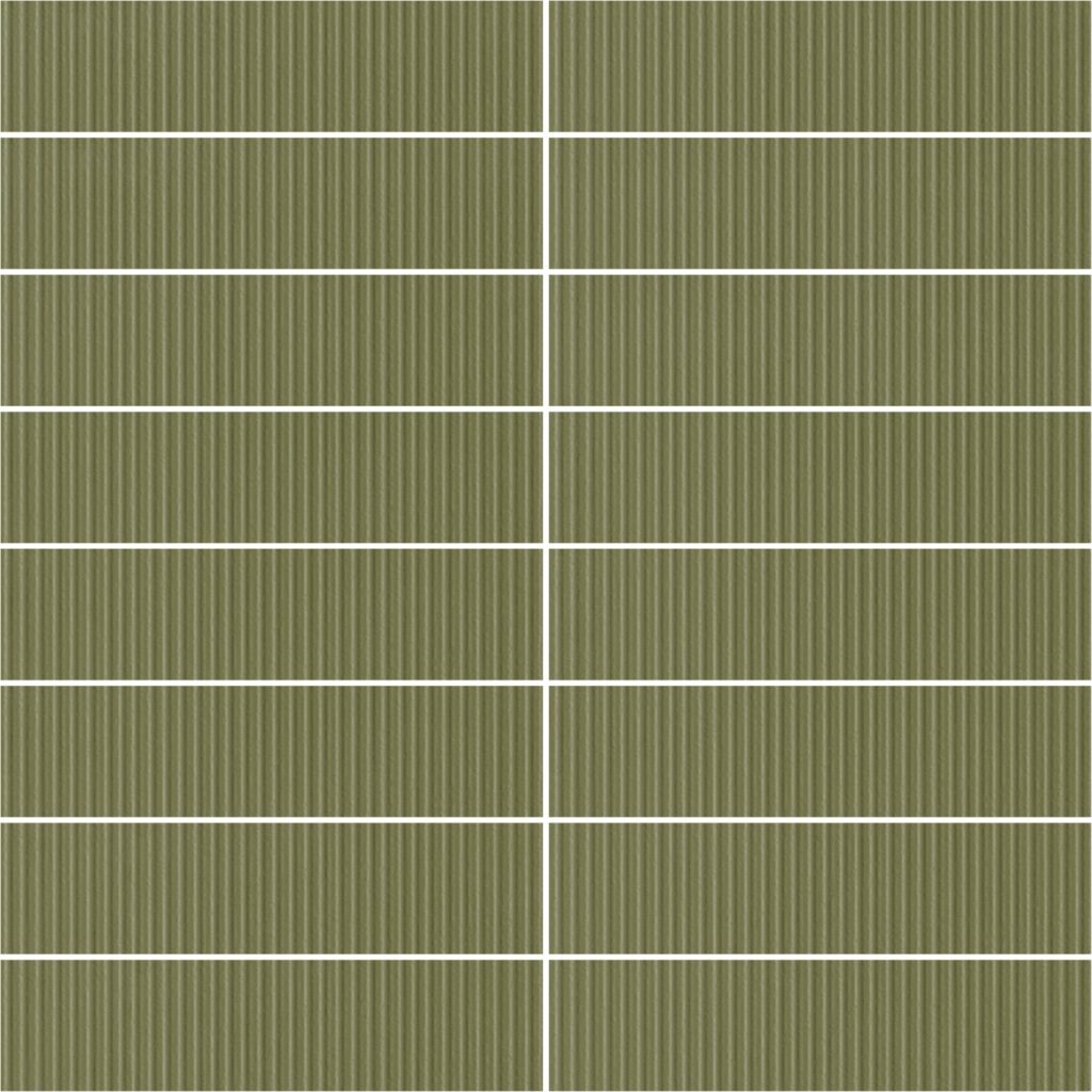 Olive 3X12 Structured Glossy