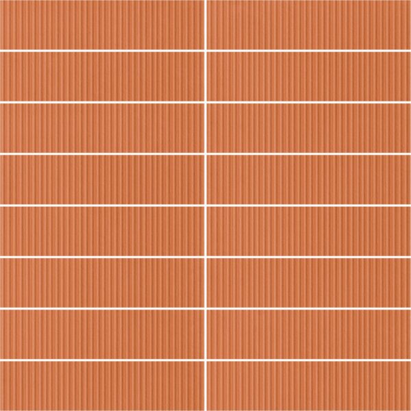 Orange 3X12 Structured Glossy