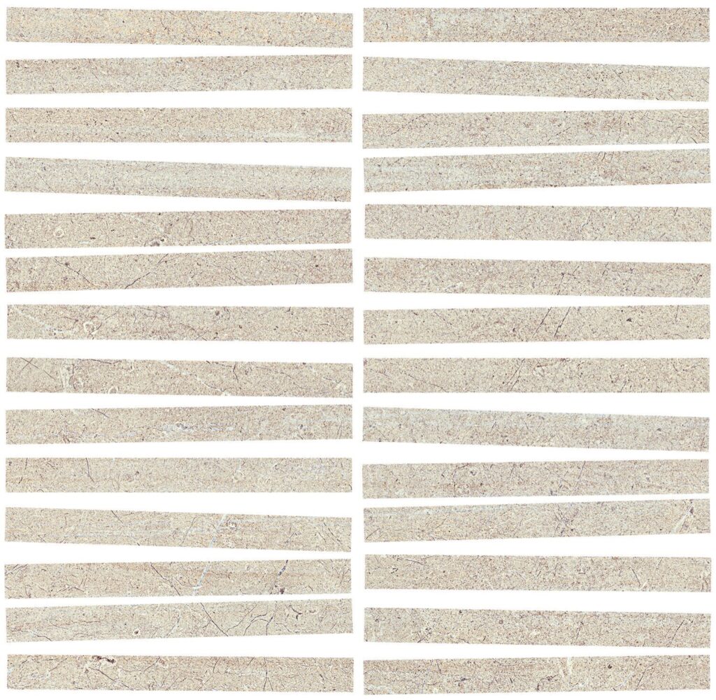 Bianco 1X6 Stick Mosaic Matte