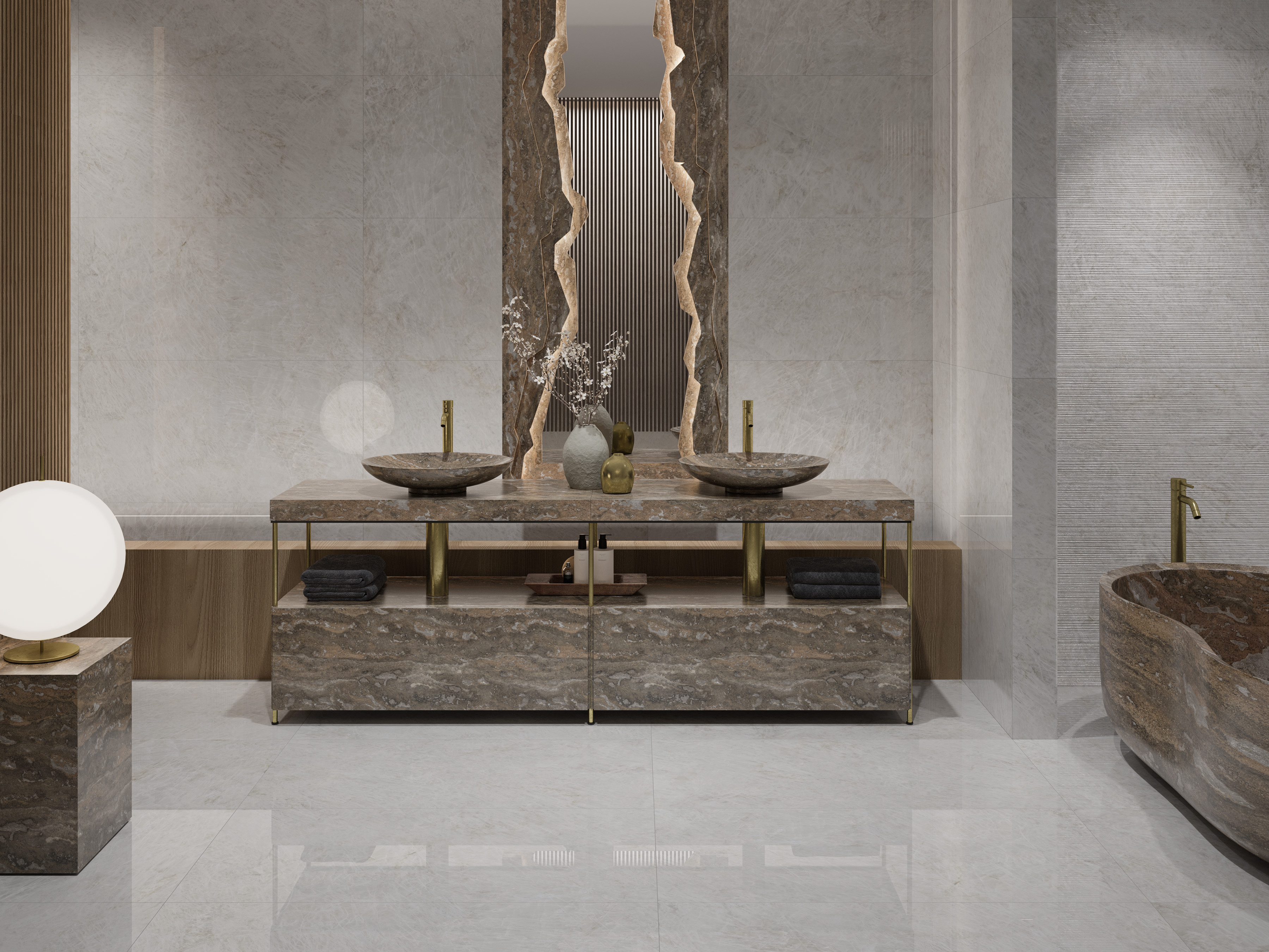 Regal Cristallo 24X48 Polished room scene